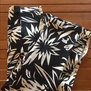 Allyson Whitmore Crop Pants Black/White